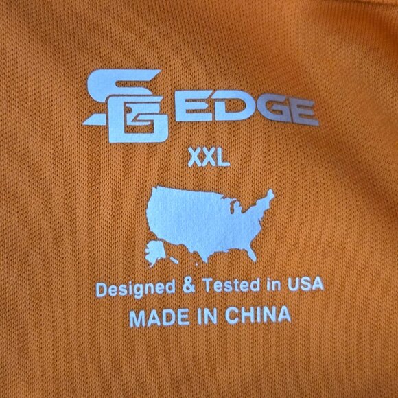 NWT | G-EDGE Performance Long Sleeve Shirt | Thumb Holes | Burnt Orange | XXL - Picture 5 of 7